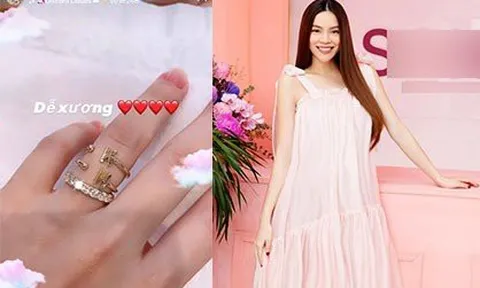 Hồ Ngọc Hà gây chú ý khi khoe chiếc nhẫn được khắc 2 ký tự đặc biệt